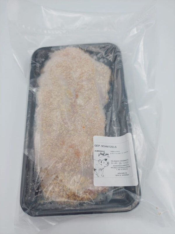 Schnitzel gepaneerd